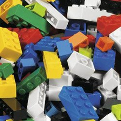 LEGO-klodser i kilovis